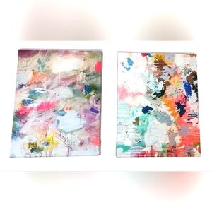 2 pcs of Paintings. 8"×10"